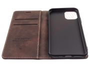 Dark brown type book case for Apple iPhone 11 Pro, A2215